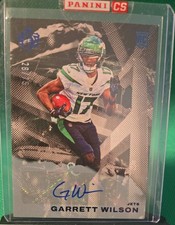 GARRETT WILSON 2022 CHRONICLES GRIDIRON KINGS ROOKIE JETS RC AUTO /75