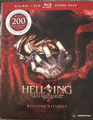 Funimation Hellsing Ultimate Volumes I-IV Blu-ray+DVD Combo Pack w/ Extras