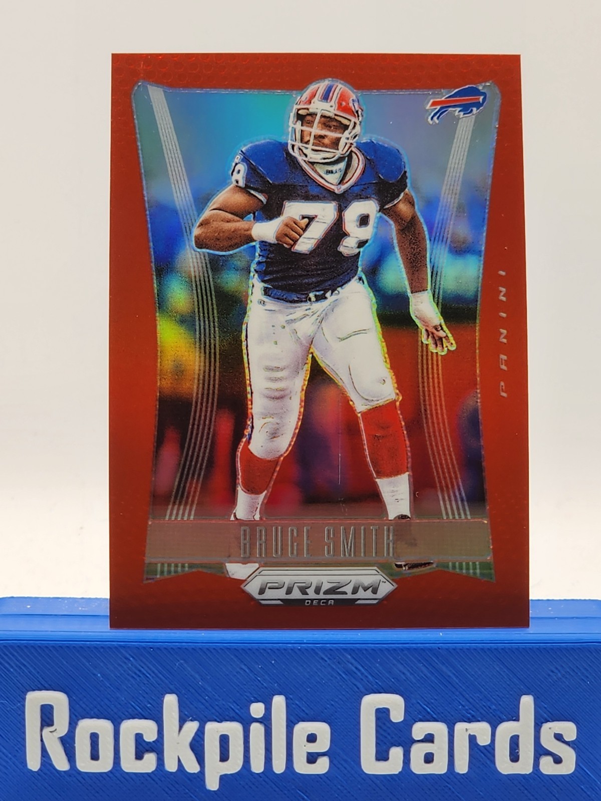 2024 Panini Prizm Deca - Bruce Smith #38 Red Prizm /199