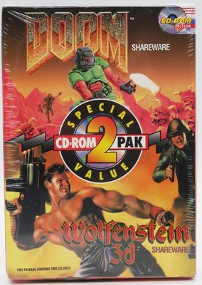Doom Wolfenstein 3D Special Value 2 Pak Shareware PC eingeschweißt  NEU SEALED