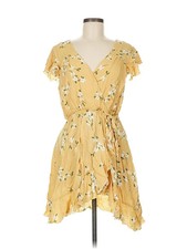 Minkpink Women Yellow Cocktail Dress M