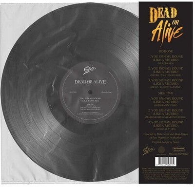 Dead or Alive - You Spin Me Round - 180-Gram Black Vinyl [New Vinyl LP] Black, 1