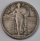 1919 Standing Liberty Quarter 25c- XF/AU Nice & Original Better Early Date SLQ