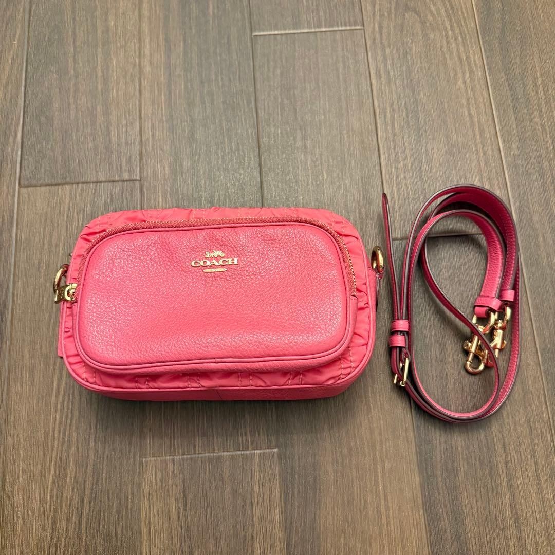 COACH Pink Crossbody Shoulder Bag