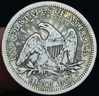 1853 Seated Liberty Quarter 25C RAYS ARROWS Choice 90% Silver US Coin CC30192