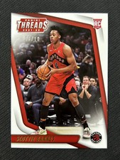 Scottie Barnes 2021 Panini Chronicles Threads Gold #82 perfect /10 raptors n2