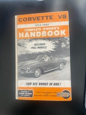 Corvette V8 Complete Owners Handbook 1955-1962 Clymer Publications
