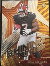 2023 Panini Illusions - Shining Stars #17 Bijan Robinson (RC) Falcons