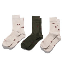Nike Men's NOCTA Crew Socks 3 Pack Multi Color DD9240-914 j