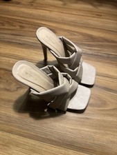 Pretty Little Thing Brand Women's Ultra High Heels With Braided Upper Straps