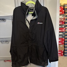 Image of Mens Berghaus Black Outdoor Jacket UK Large