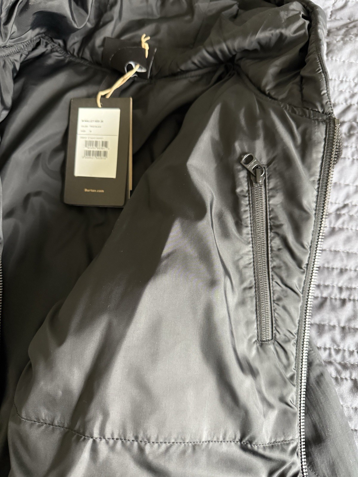 Men's Burton snow Mallet Hooded Jacket Size Medium - True Black BNWT rrp £180 image 7