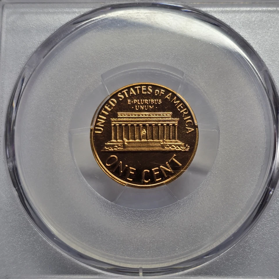 1977 S 1C Lincoln Cent Proof PCGS PR70 RD DCAM High Grade 1c Coin Lot #0410 - Image 2 of 4