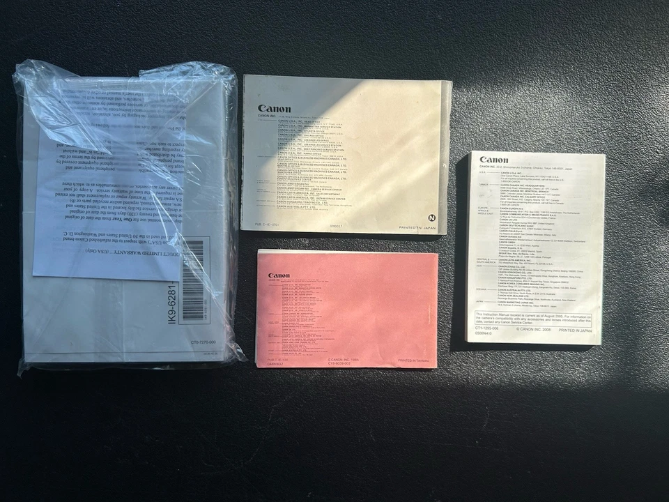 Livros de instruções de câmera Canon - A1, AS-6, EOS 5D e EOS 60D - Fotografia - Imagem 2 de 2