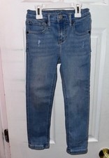 GAP Boy Skinny Blue Denim Jeans Size 5 Years Adjustable Waist