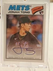 2026 Topps Series 1 Jonah Tong Red Foil (RAW)