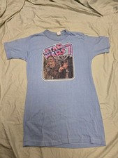 Vintage 1970s Star Wars Han Solo and Chewbacca Blue T-Shirt Youth Medium