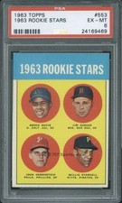 1963 Topps #553 Davis /Gosger / Stargell PSA 6 RC 1963 Rookie Stars (9469)