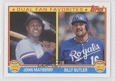 2013 Topps Archives Dual Fan Favorites Billy Butler John Mayberry #DFF-MB 1u6