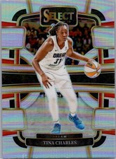 2024 Panini Select WNBA - Concourse Tina Charles #83 Silver Prizm