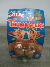 1985 Thumbsters Official All Star Wrestling Rick Flair Vs Larry Zbyszko NOS