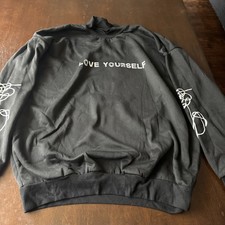 New BTS Band Love Yourself Black Long Sleeve Hoodie Sweatshirt XL 8