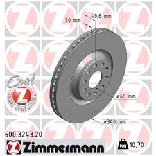 2x Bremsscheibe vorne für Skoda Kodiaq 1 NS6 2 PS7 Octavia 3 5E3 5E5 4 id55964
