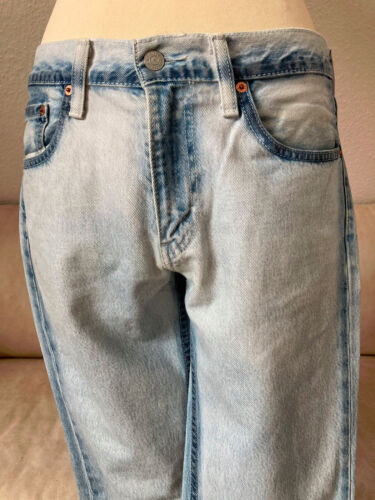 Levi Ostrich Original 511 Slim Men's Jeans Pants W31 L32 Light Blue/White - Picture 2 of 17