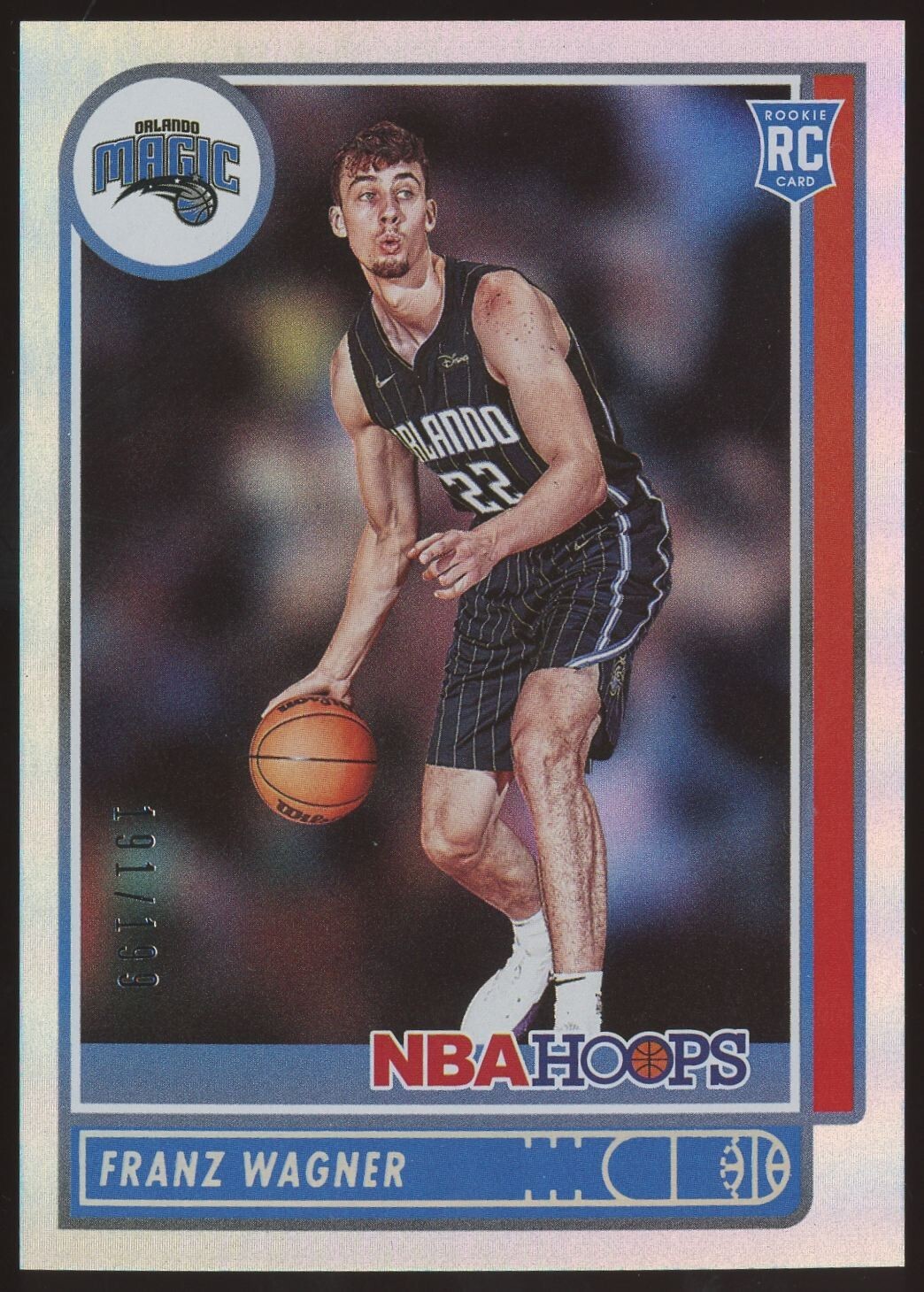 Franz Wagner Rookie Silver #235 2021-22 Panini NBA Hoops Orlando Magic SP /199