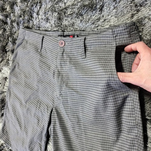 Quiksilver Shorts Men's 35 X 10 Gray Knit Beach Surf Logo Slash Pockets Zip-Fly - Picture 14 of 19