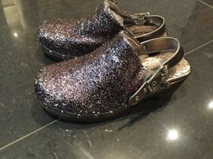 glitter clogs