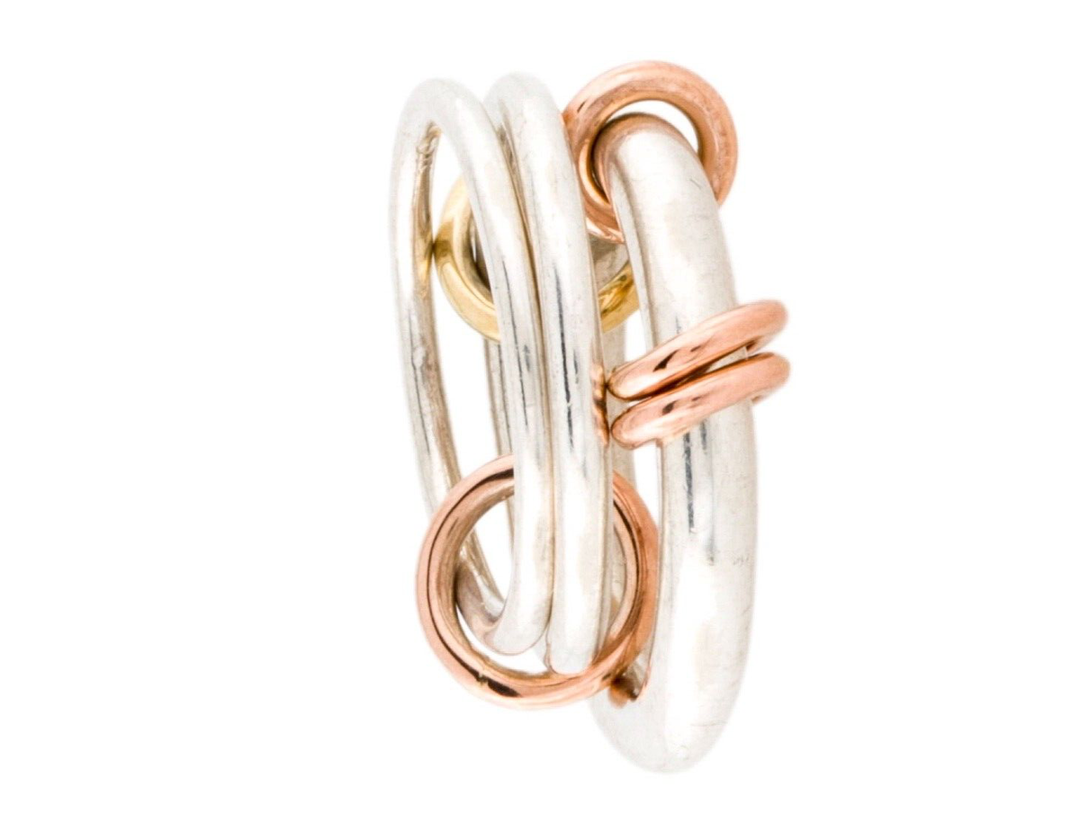SPINELLI KILCOLLIN 18K YELLOW 18K ROSE 7 STERLING SILVER SPINELLI KILCOLLIN 18K YELLOW 18K ROSE 7 STERLING SILVER
