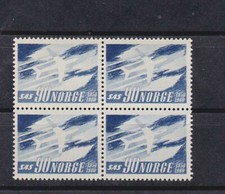 norway 1961 Sc 388,airline,set,block of four,MNH q2458