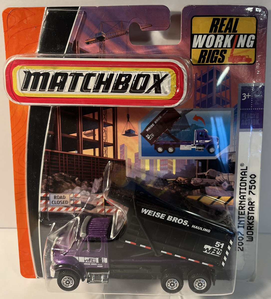 Matchbox Real Working Rigs 2007 International Workstar 7500 Weise