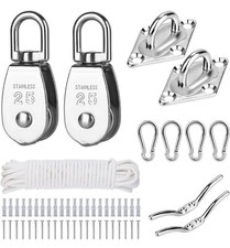 Quality Upgraded Crane  Pulley  Block  M25  Lifting  Crane  Swivel  Hook  Single