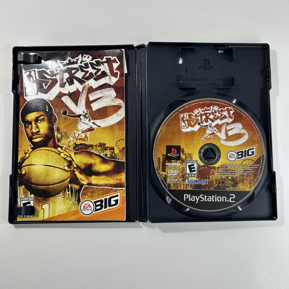 NBA Street V3 Vol. 3 (Sony PlayStation 2, PS2, 2005) CIB, Tested/Works - Image 3 of 4