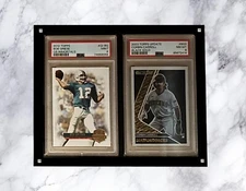 2 PSA Slabbed Graded Magnetic Trading Card Holder Heavy Duty Case Marvel