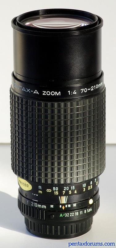 Pentax A SMC 70-210mm F4 Film Era Macro Zoom K Mount Lens EUC