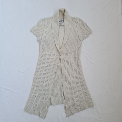 Cardigan lungo da donna Chillnorway in lana di agnello angora taglia XL magli... - Foto 8 di 20