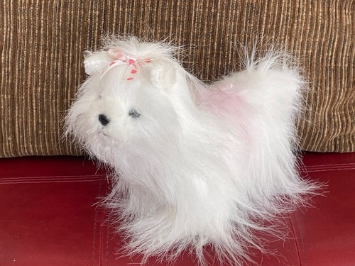 Ganz 6" Yorkie Lil Kinz Puppy Dog White Stuffed Animal Plush HS070 - Picture 4 of 7