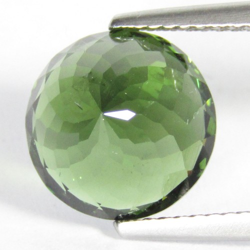 Piedra preciosa suelta 5,67 quilates genuina 100 % apatita verde sin calefacción 10,5 mm forma redonda - Imagen 2 de 4