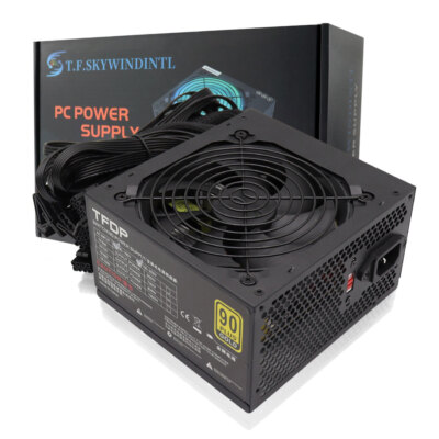 Hot TFDP 800W ATX Non-Modular Power Supply 90 PLUS Gold Silent Fan Connectors