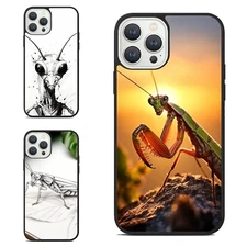 Anti scratch Cover For Samsung Galaxy Motorola Apple iPhone A green mantis Macro