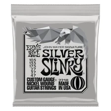 Ernie Ball John Mayer Silver Slinky Signature Electric Guitar Strings 10.5-47