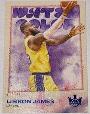 LeBron James 2023 Panini Court Kings Water Color Sapphire /25 RARE MVP CHAMPS #4