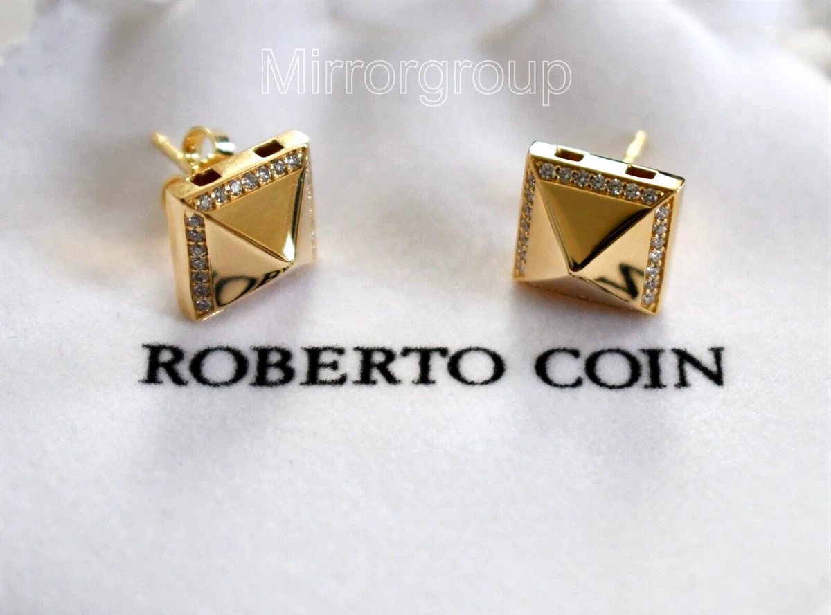 Roberto coin shop stud earrings