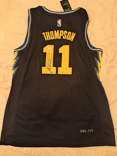 Klay Thompson Signed Autographed Golden State Warriors Jersey PSA/DNA Authentic - Picture 3 of 6