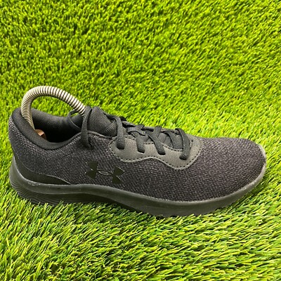Under Armour Mojo 2 Womens Size 8 Black Walking Running Shoes Sneakers