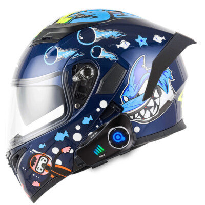 amazon bluetooth motorcycle helmets New Modular Motorcycle Built-in Bluetooth Helmet High Definition Camera  Recorder