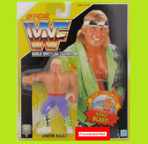 Hasbro Official Figure Owen Hart 1993 Yellow Card ...